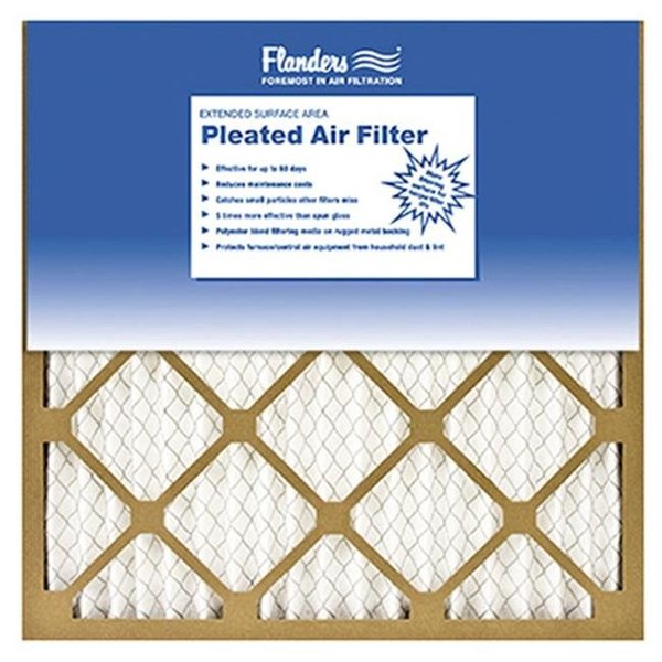 Flanders 81555.011624 16 x 24 x 1 in. Basic Pleated Air Filter - Pack Of 12